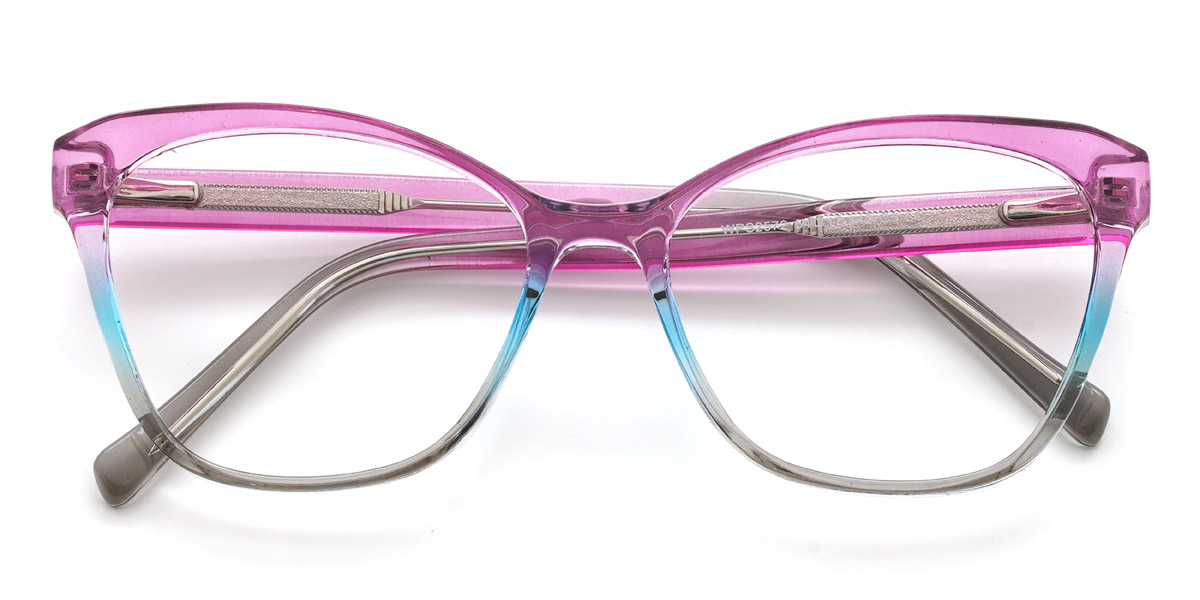 Purple Blue Aimee Glasses - Cat Eye Glasses