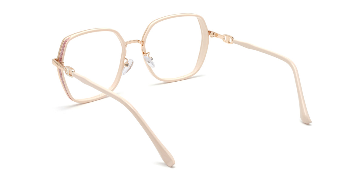 Rosa nude Alexandra - Square Glasses