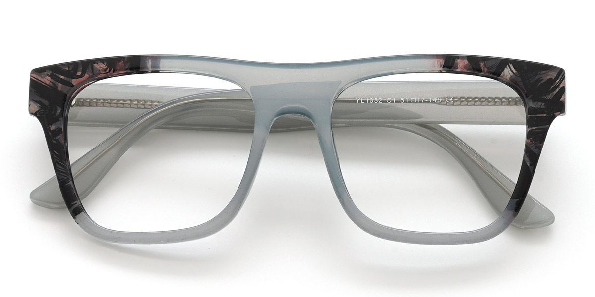 Gris Carina - Square Glasses