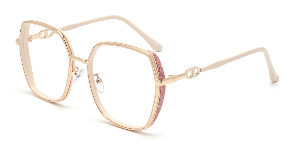 Rosa nude Alexandra - Square Glasses