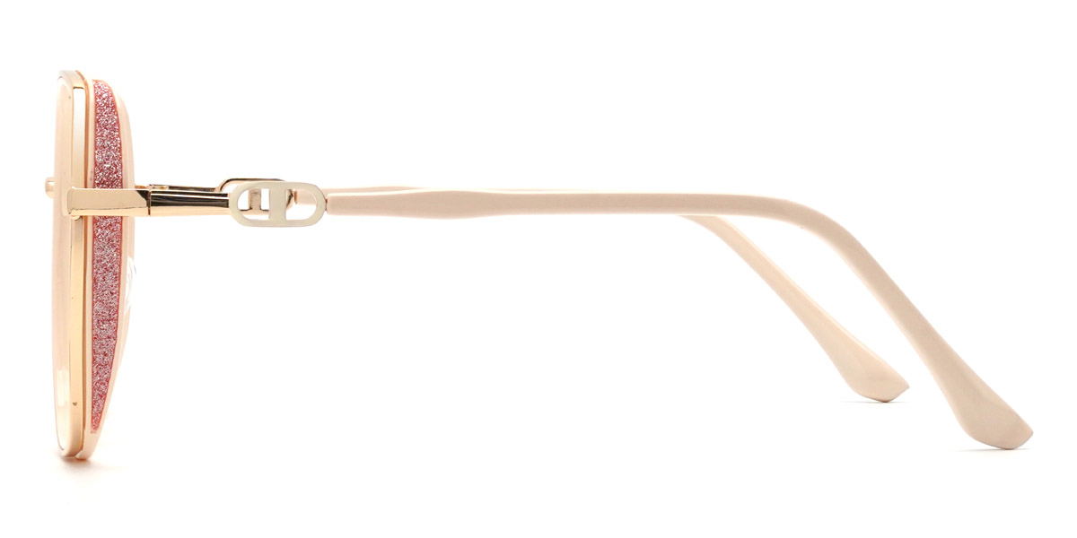 Rosa nude Alexandra - Square Glasses