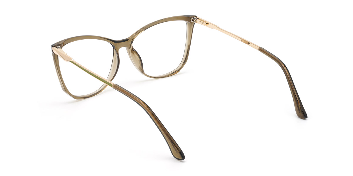 Brownish green Emerald - Cat Eye Glasses