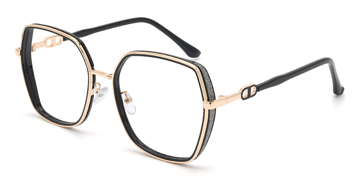 Negro Alexandra Gafas - Square Glasses