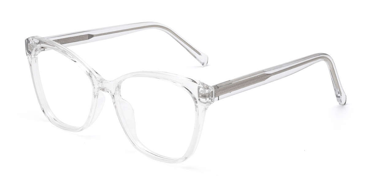 Clear Aimee - Cat Eye Glasses