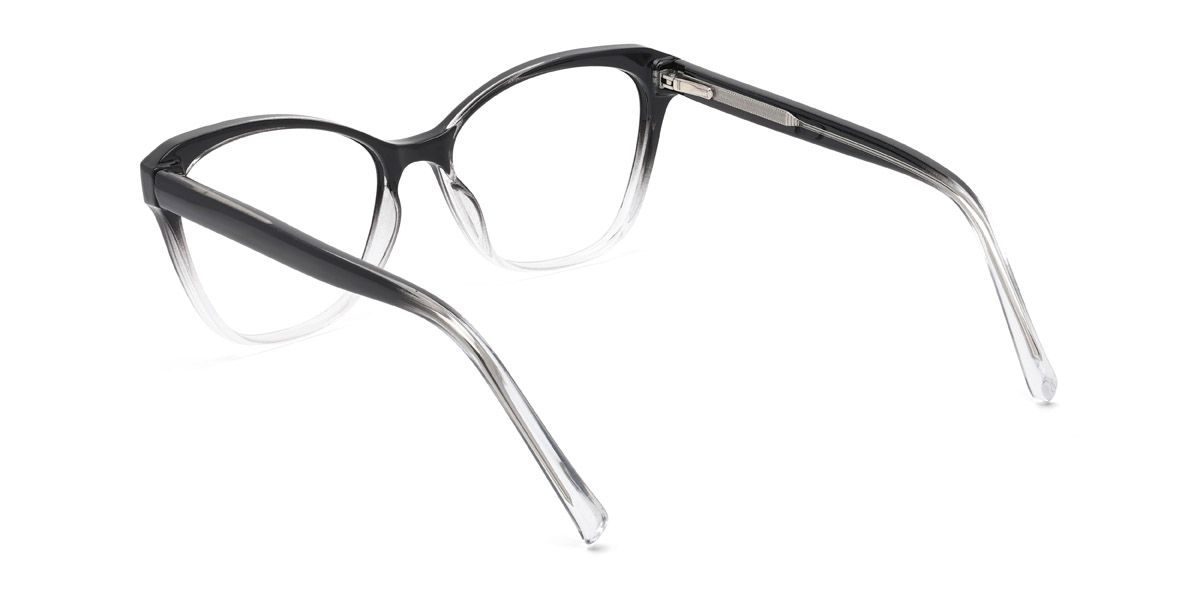 Black Clear Aimee - Cat Eye Glasses