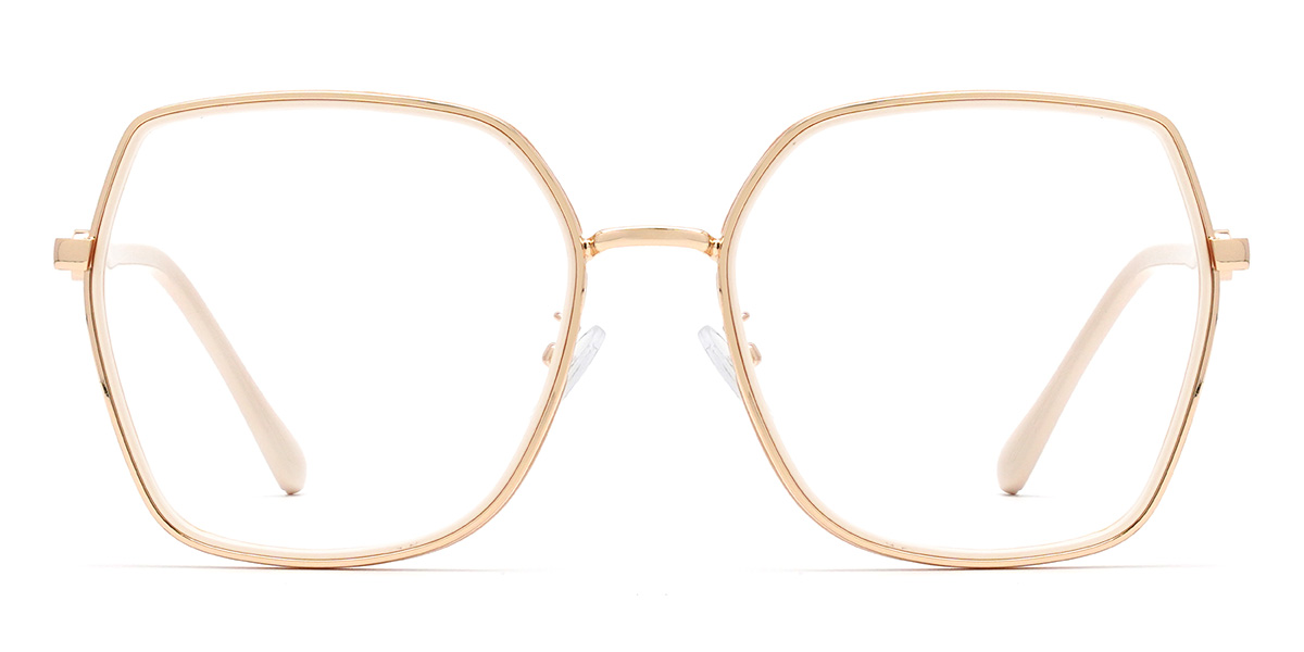 Rosa nude Alexandra - Square Glasses