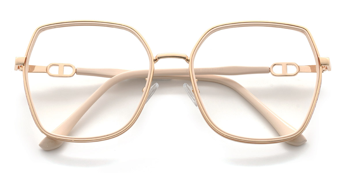 Rosa nude Alexandra - Square Glasses