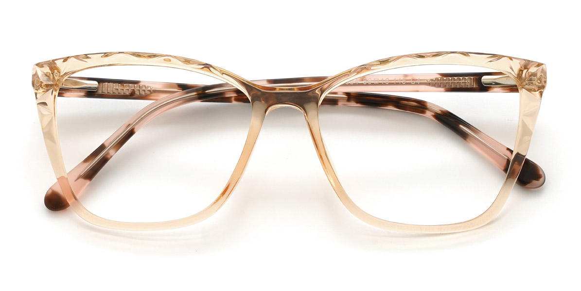 Champagne Bette - Cat Eye Glasses