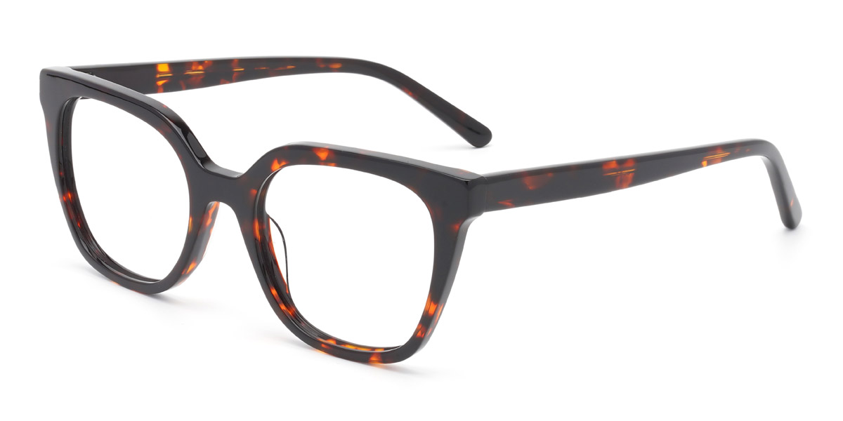 Tortoiseshell Martina - Square Glasses