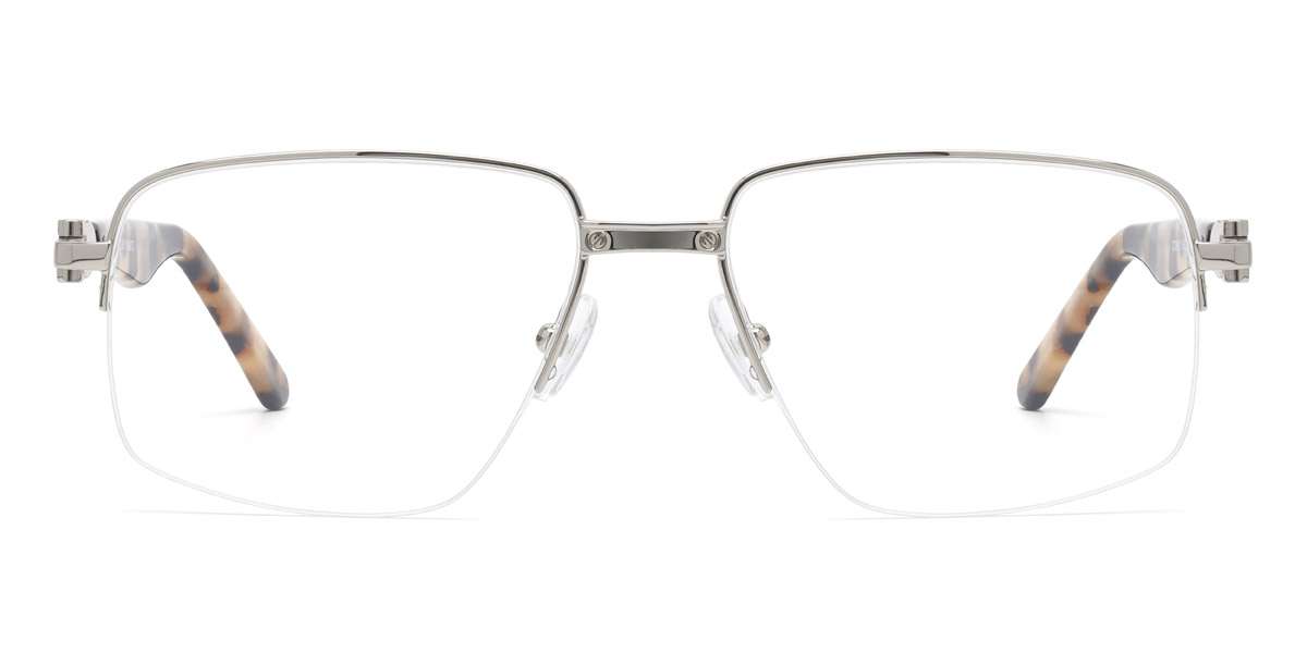 Ezüst Fedele - Rectangle Glasses