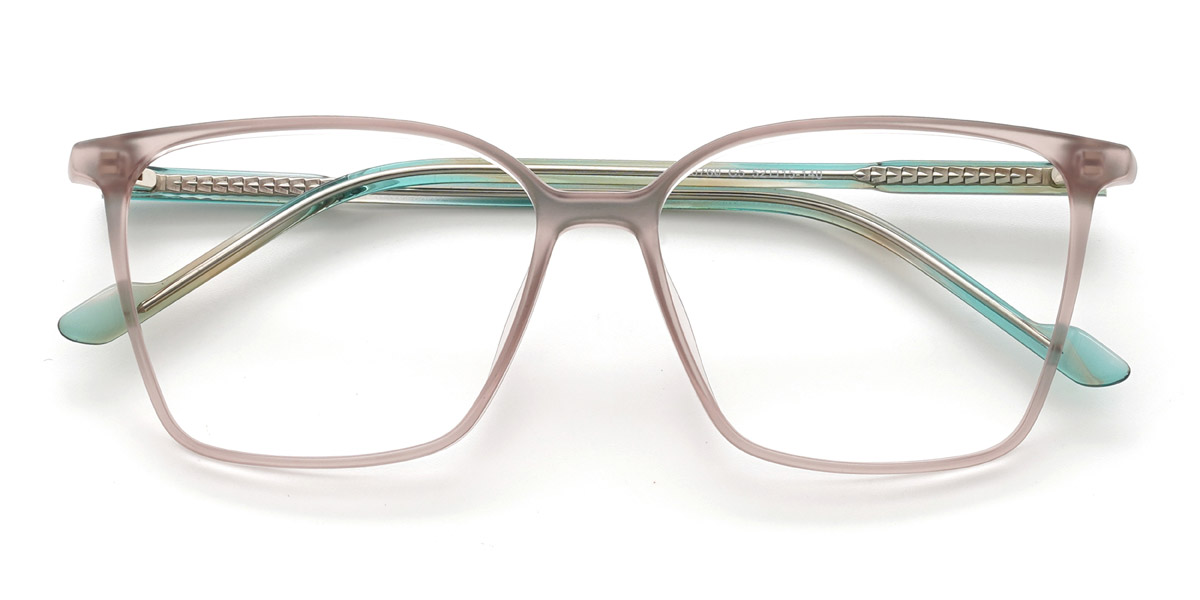 Light Pink Rowell - Rectangle Glasses