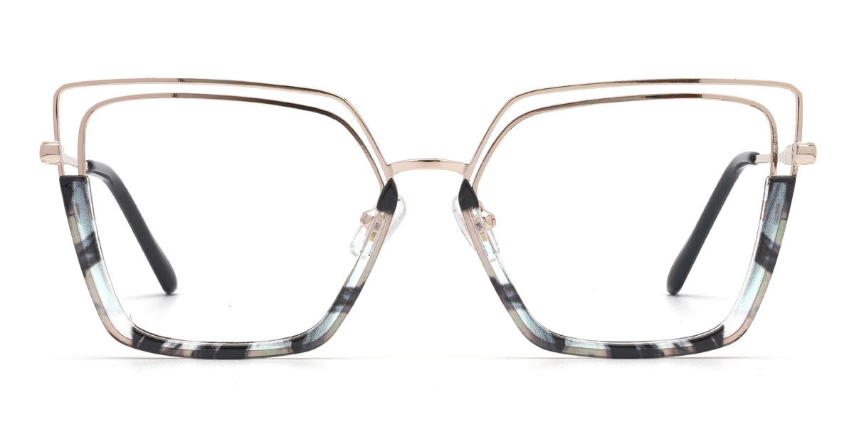 Black Tortoiseshell Marija - Square Glasses