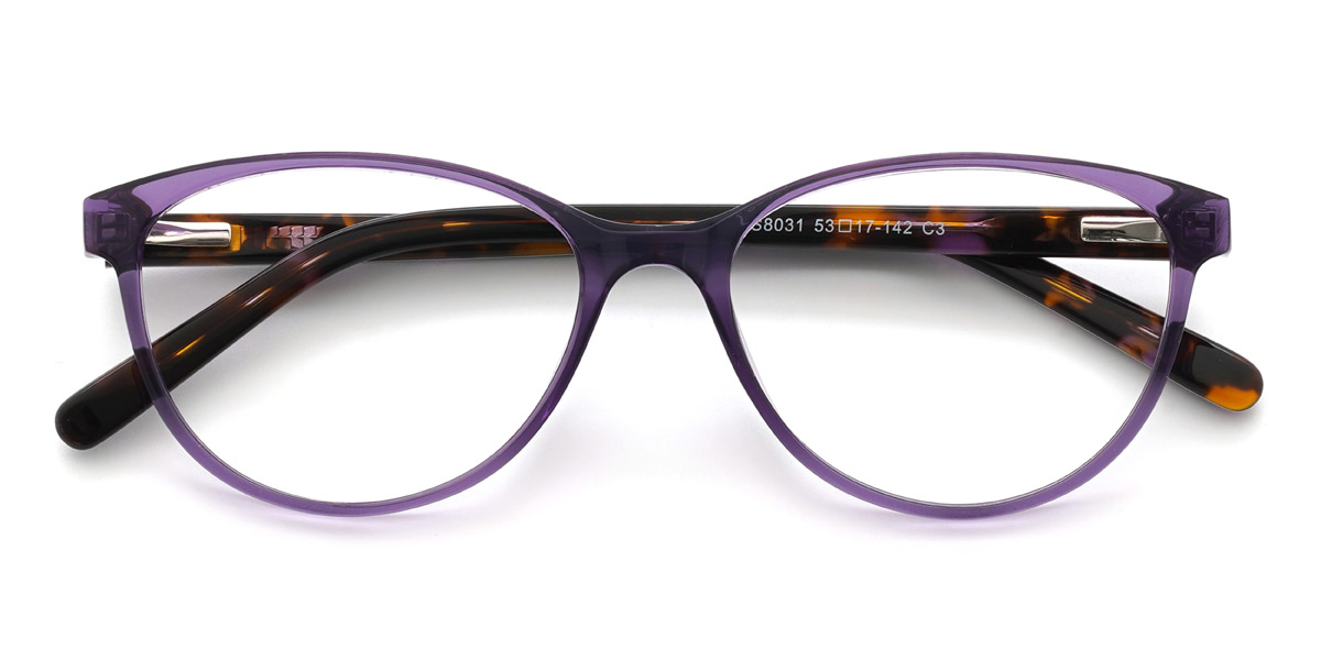 Purple Wallis - Oval Glasses