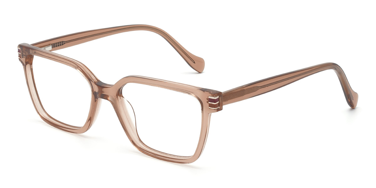 Brown Jozsi - Rectangle Glasses