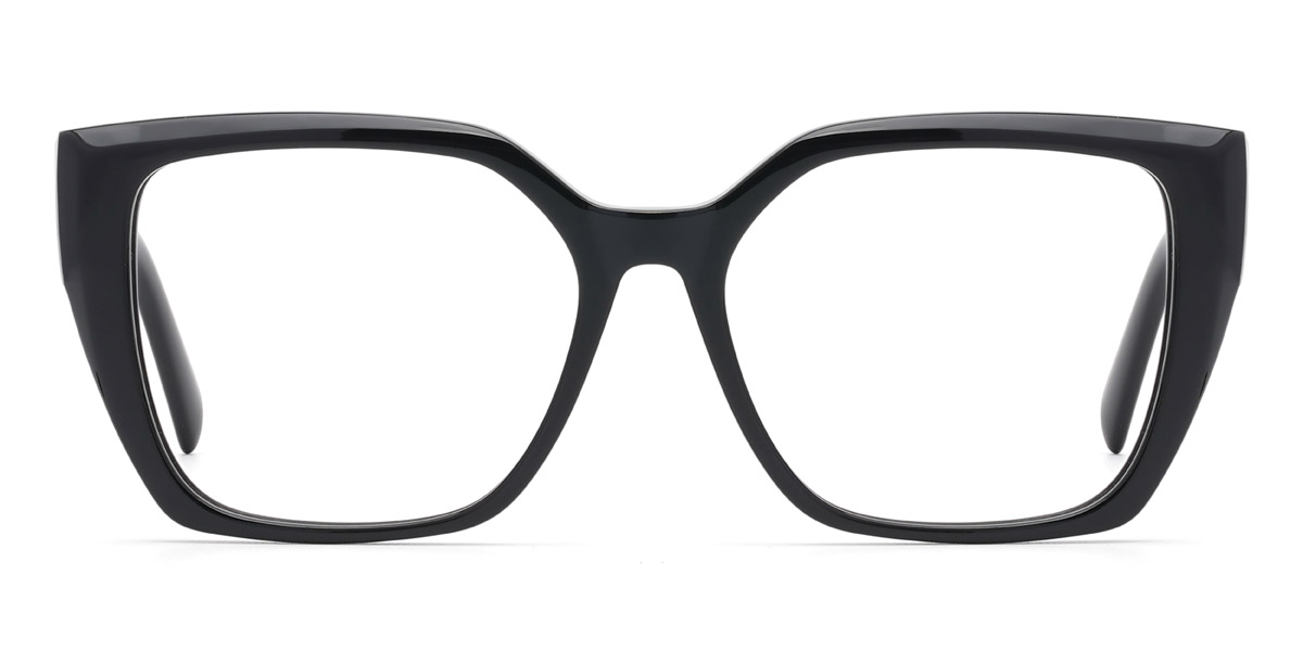 Black Myrna - Square Glasses