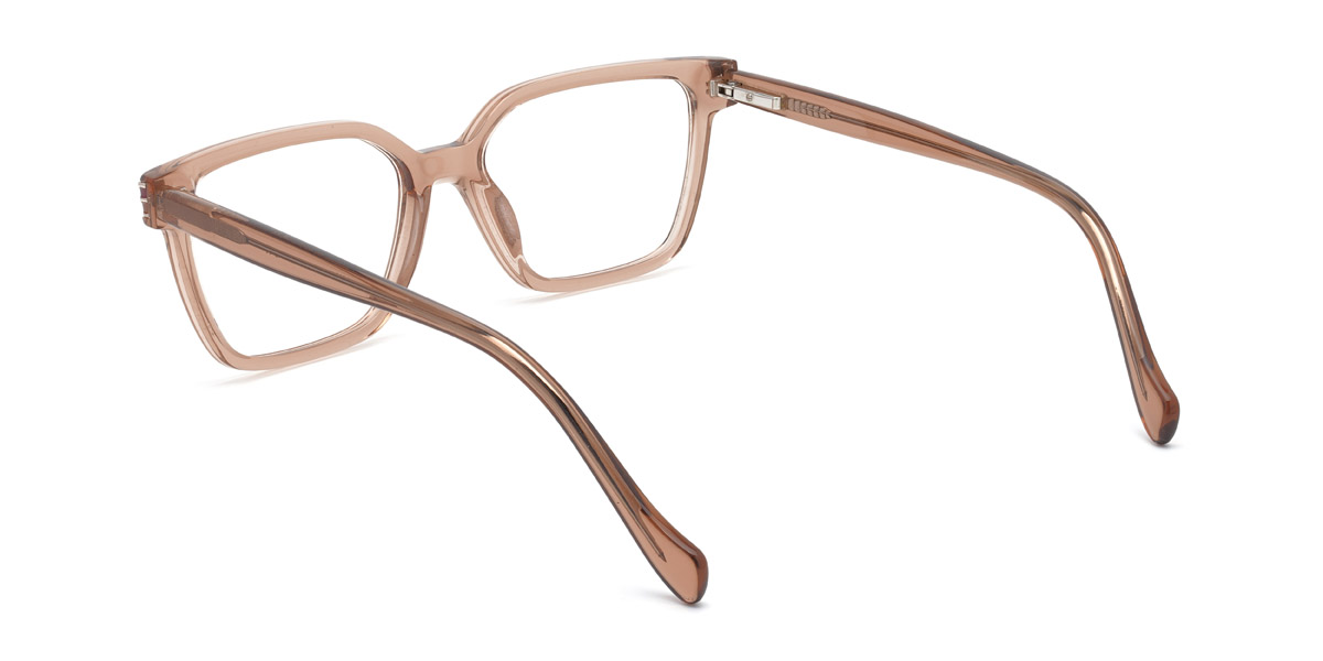 Brown Jozsi - Rectangle Glasses