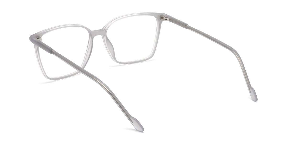 Klar Grau Rowell - Rectangle Glasses