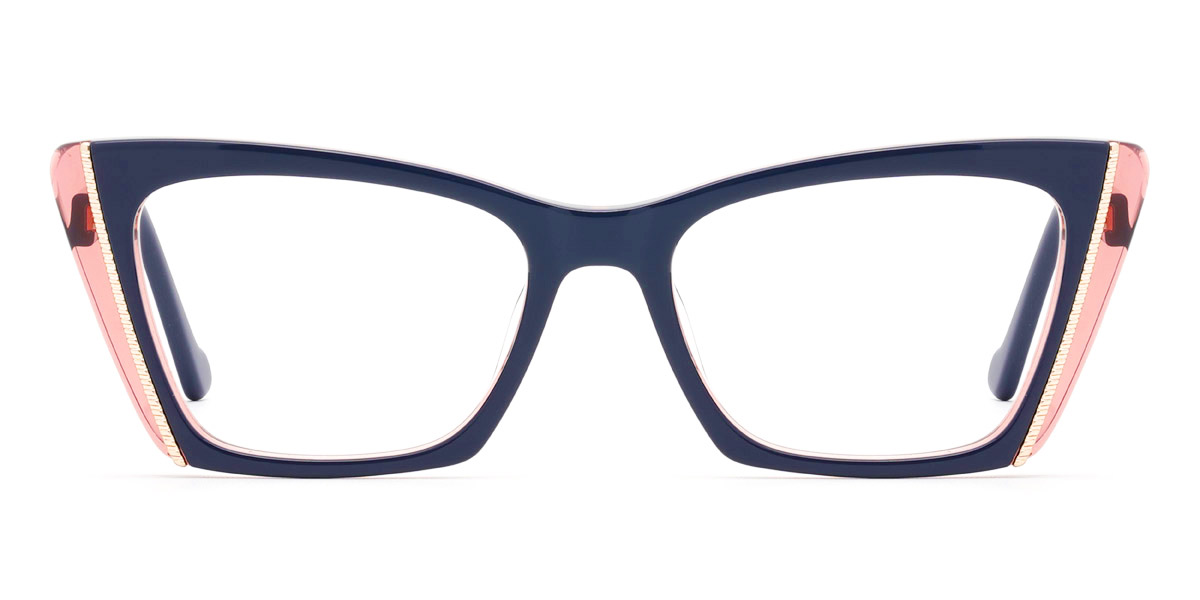 Navy Madalena - Cat Eye Glasses