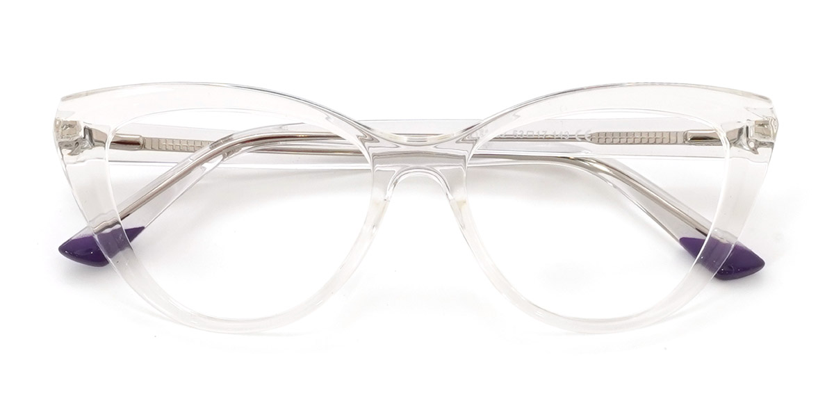 Clear Olga - Cat Eye Glasses