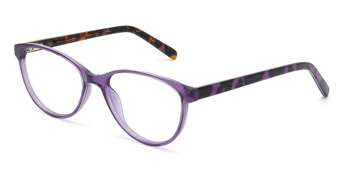 Purple Wallis - Oval Glasses