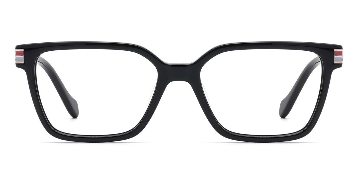 Black Jozsi - Rectangle Glasses