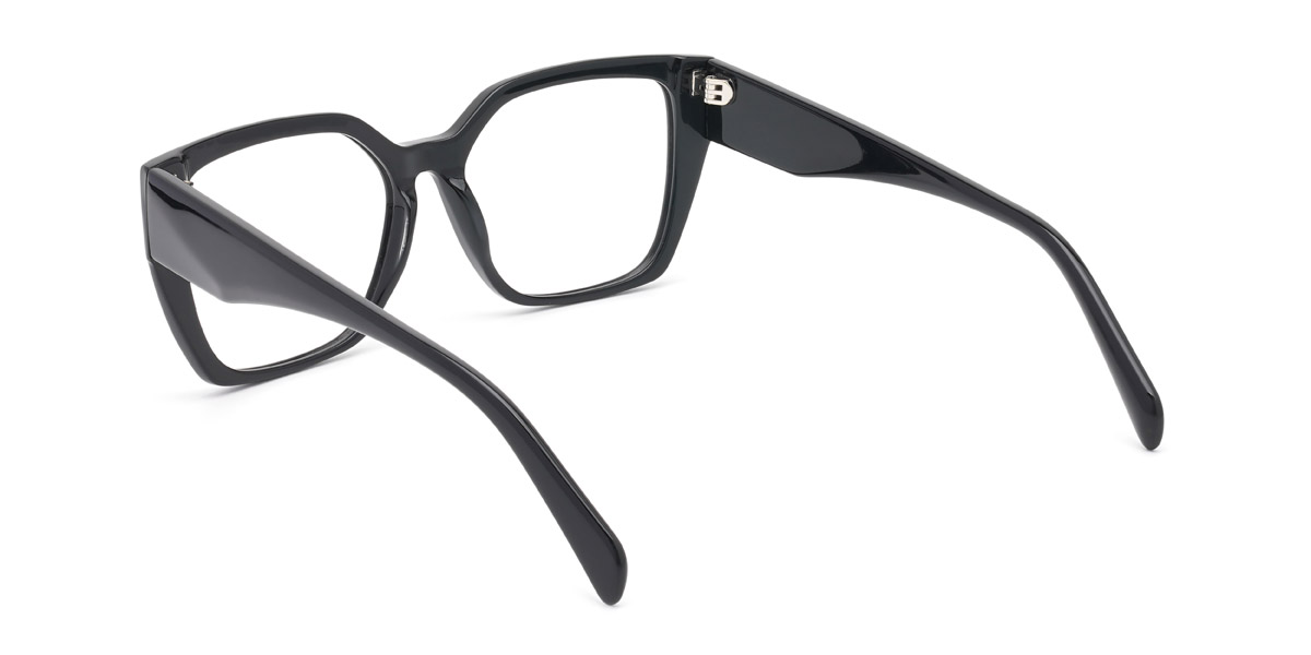 Black Myrna - Square Glasses