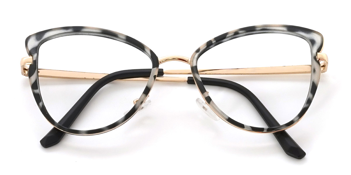 Black Tortoiseshell Curtis Glasses - Cat Eye Glasses