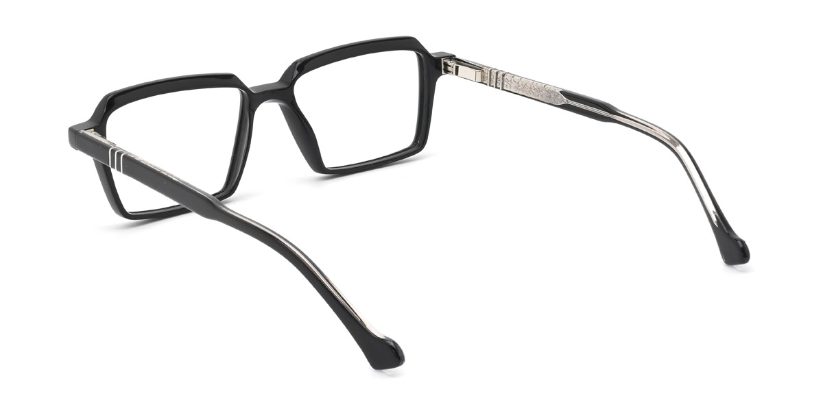 Black Mahmud - Rectangle Glasses