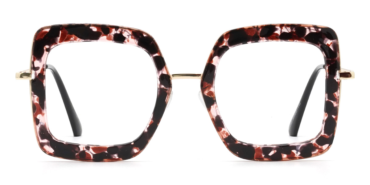 Red Tortoiseshell Alaia - Square Glasses