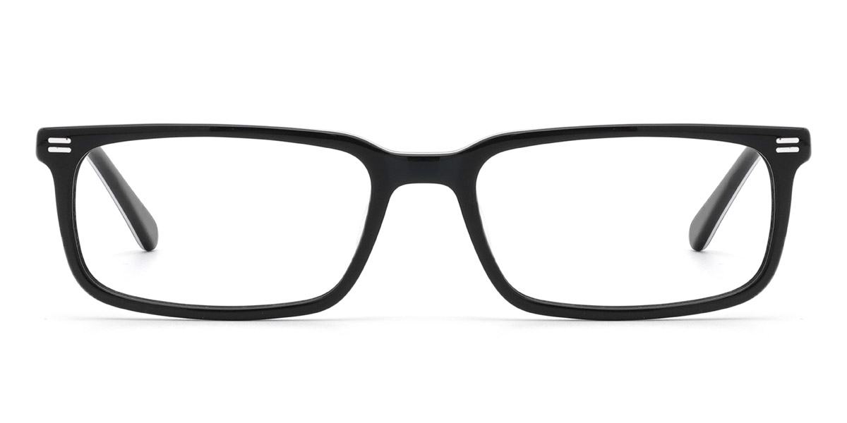 Black Ripley - Rectangle Glasses