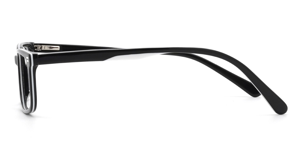 Black Ripley - Rectangle Glasses