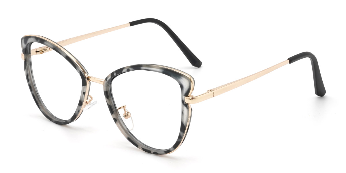 Black Tortoiseshell Curtis Glasses - Cat Eye Glasses