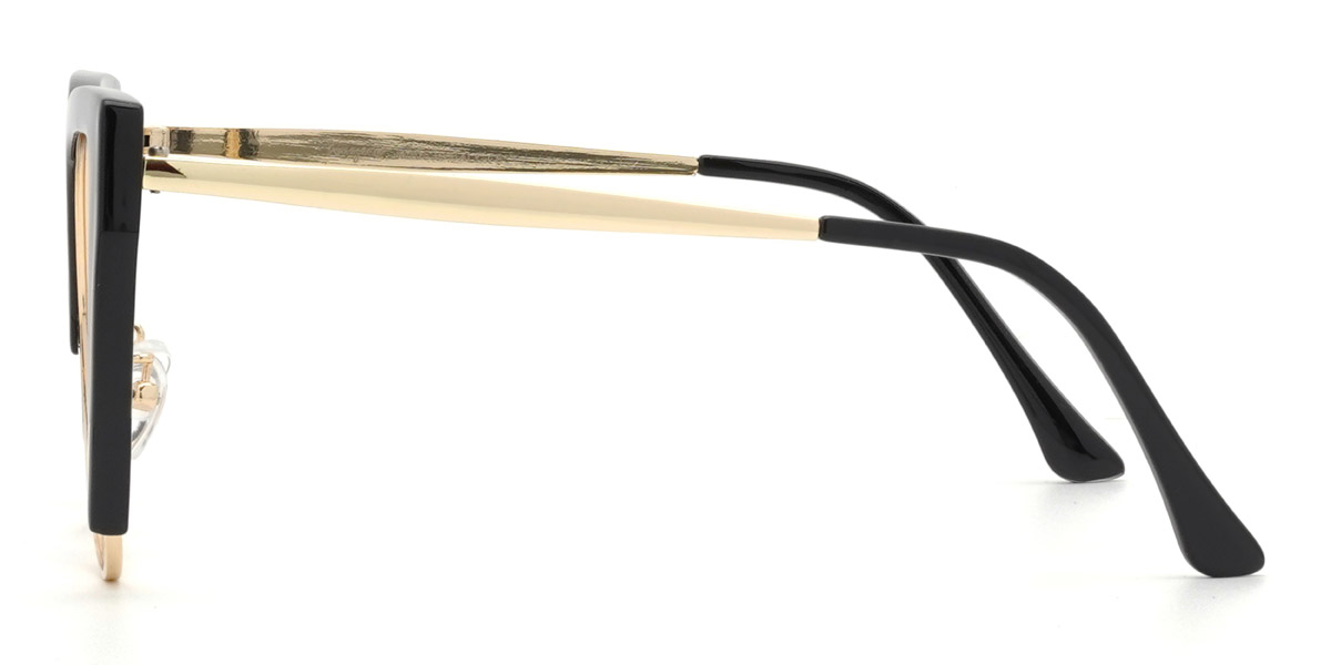 Gold Black Nathalie - Cat Eye Glasses