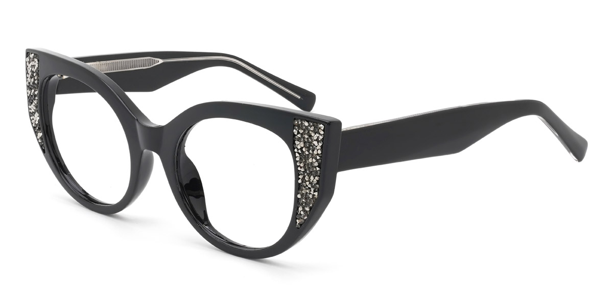 Black Addilynn - Cat Eye Glasses