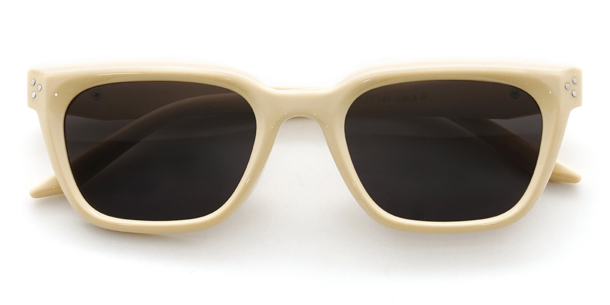 Beige Grey Talon - Rectangle Sunglasses