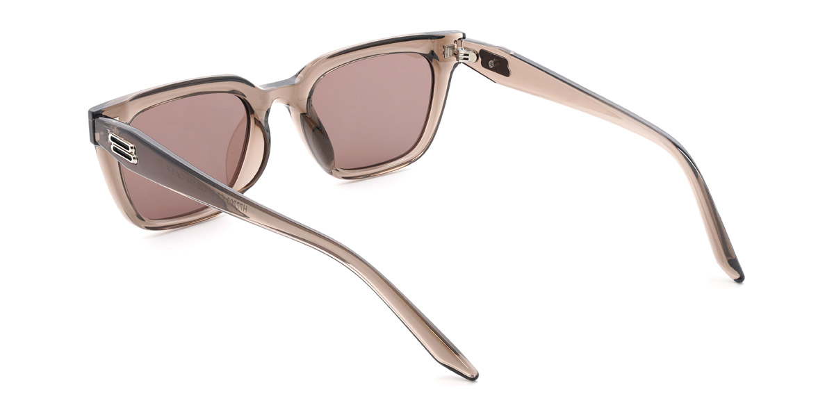 Brown Brown Talon - Rectangle Sunglasses