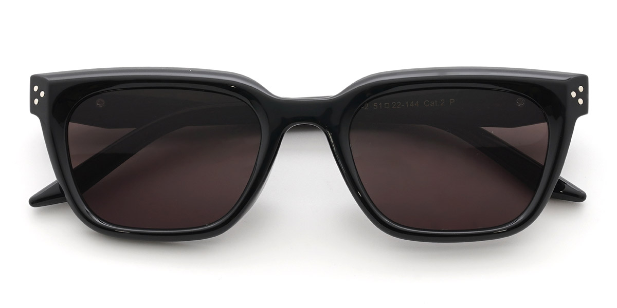 Black Brown Talon Glasses - Rectangle Sunglasses