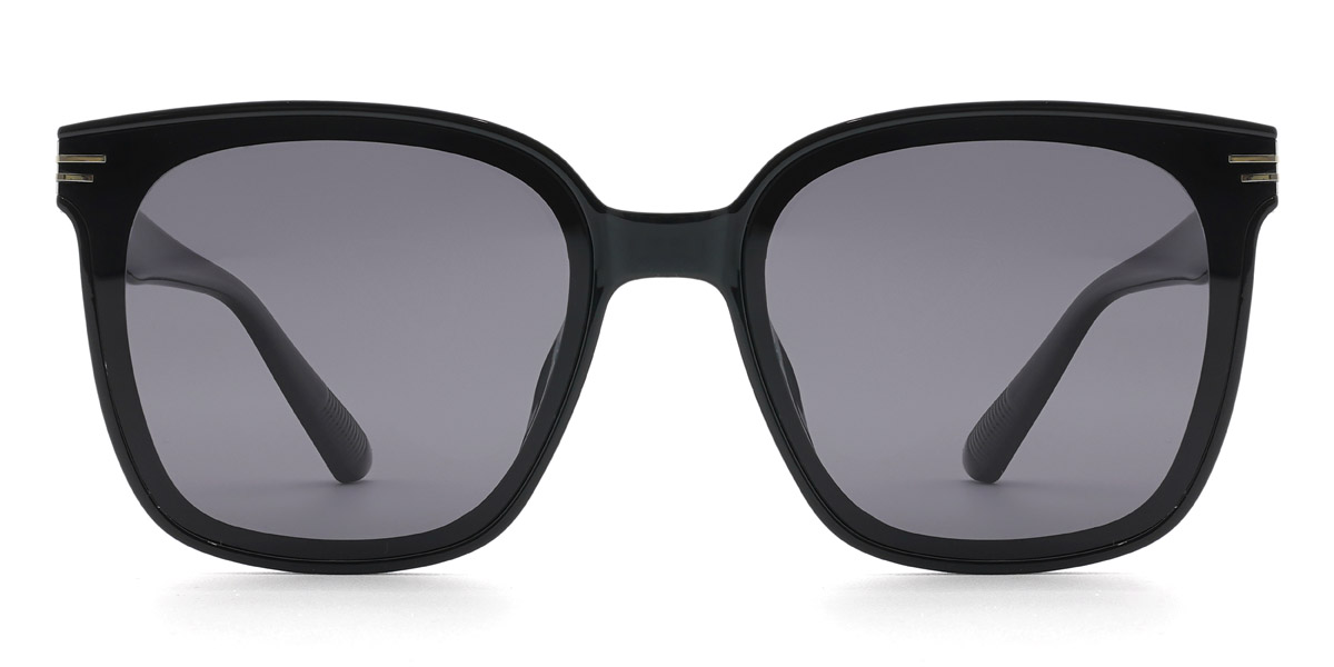 Schwarz Grau Jolene - Square Sunglasses