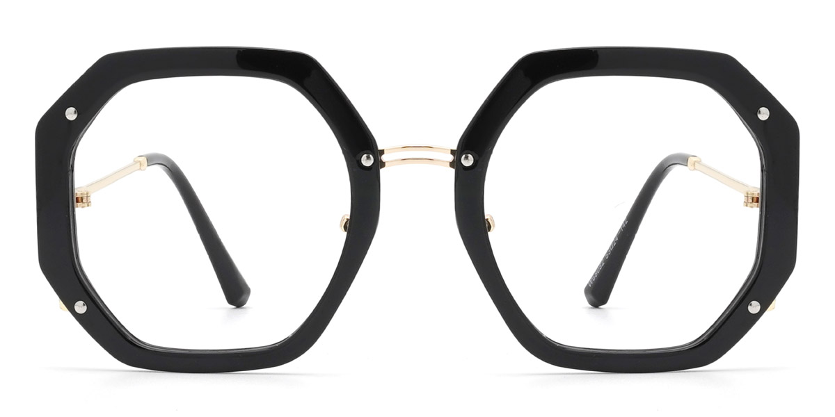 Black Mikaela - Oval Glasses