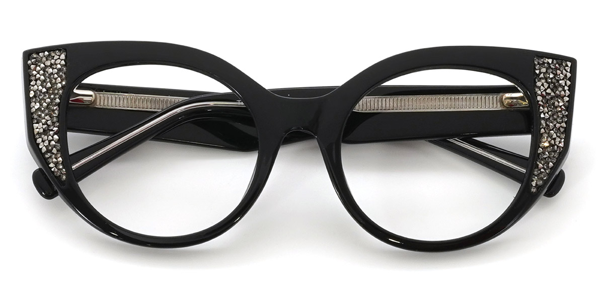 Black Addilynn - Cat Eye Glasses