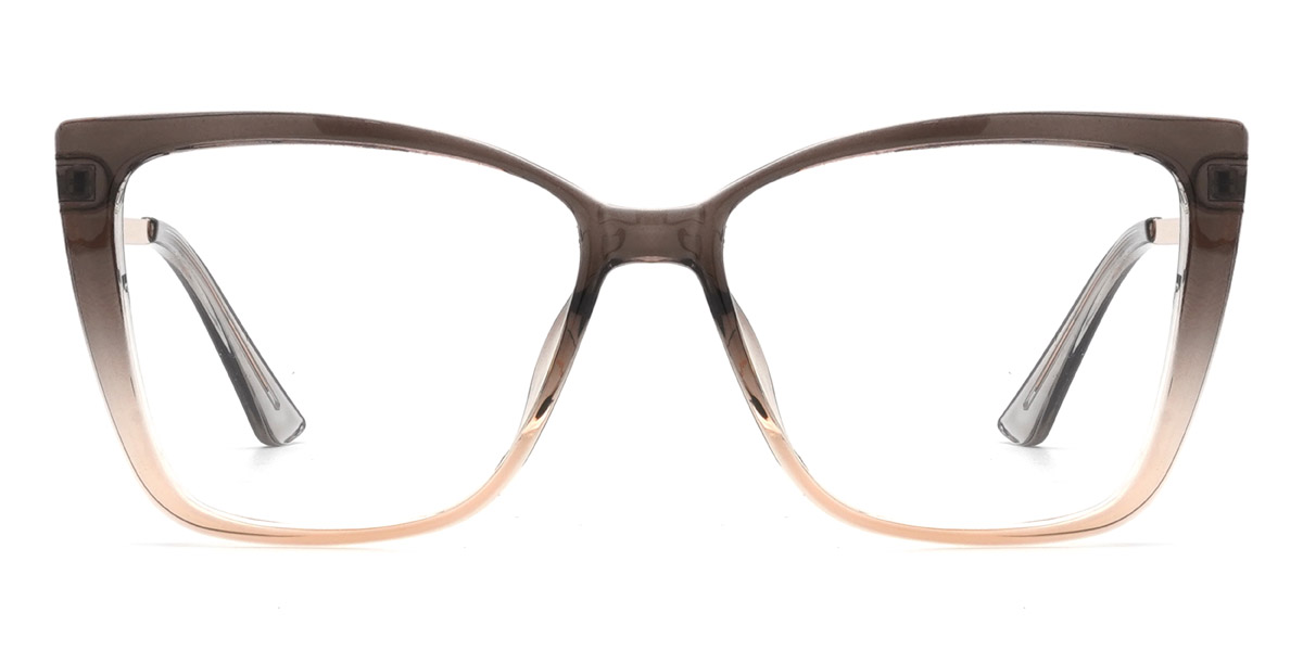 Brown Tawny Chaya - Square Glasses