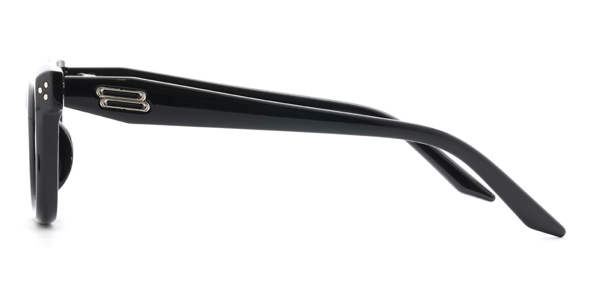 Negro Marrón Talon Gafas - Rectangle Sunglasses