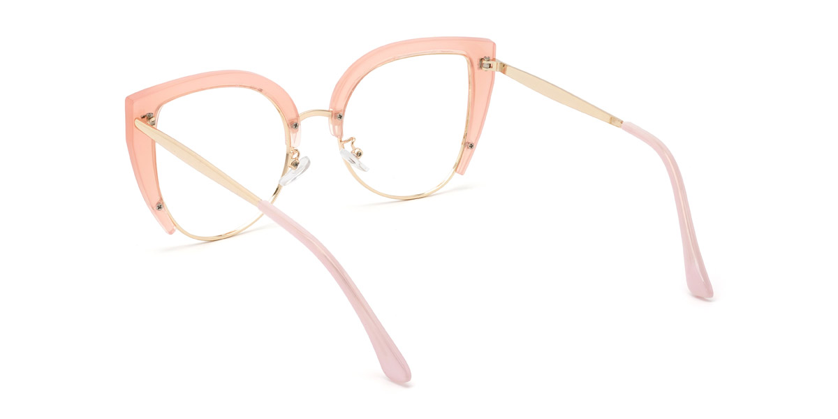 Gold Pink Nathalie - Cat Eye Glasses