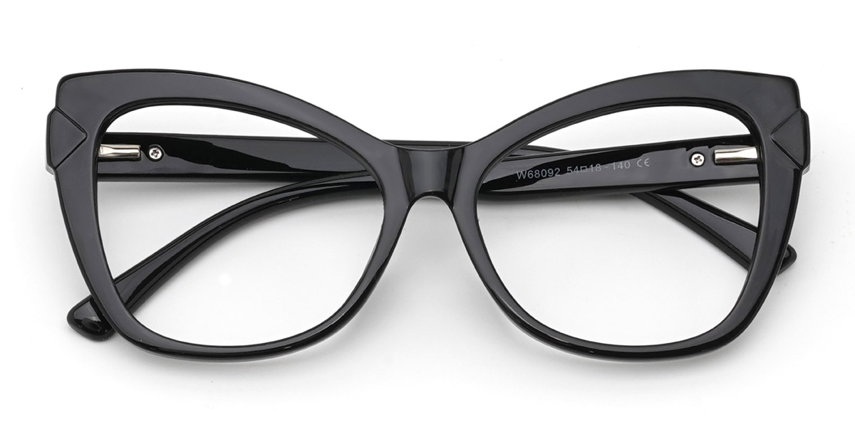 Black Hadassah - Cat Eye Glasses