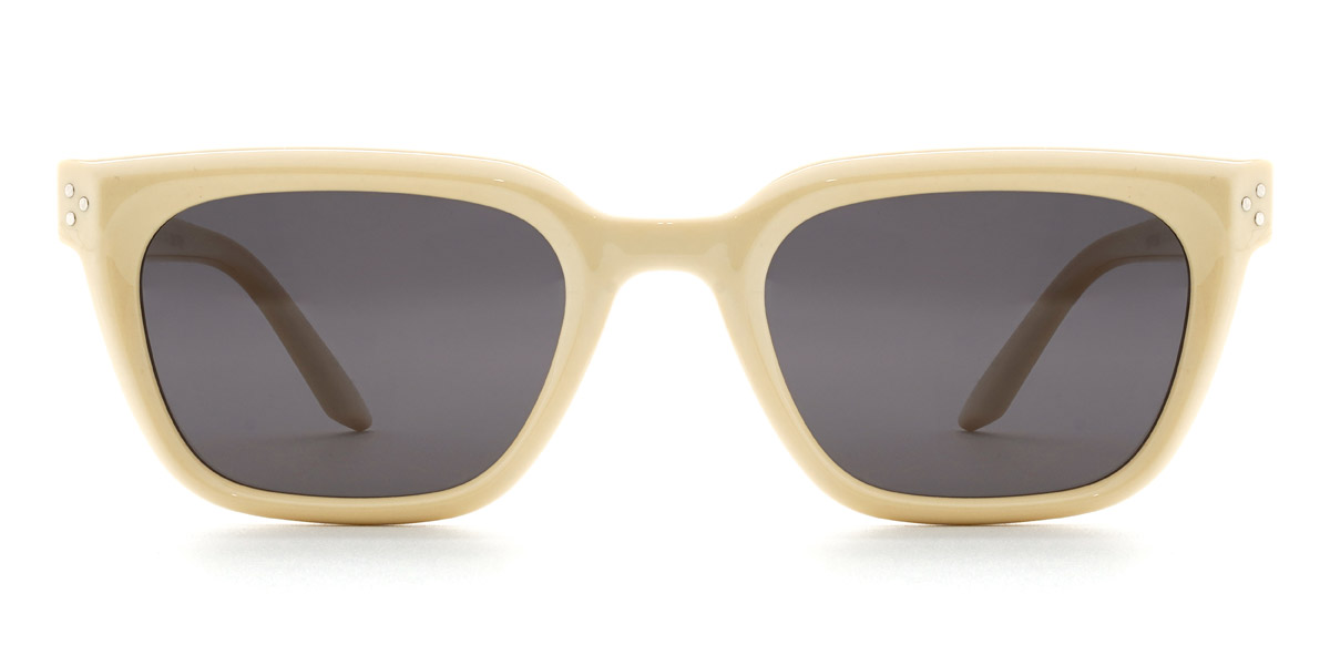 Beige Grey Talon - Rectangle Sunglasses