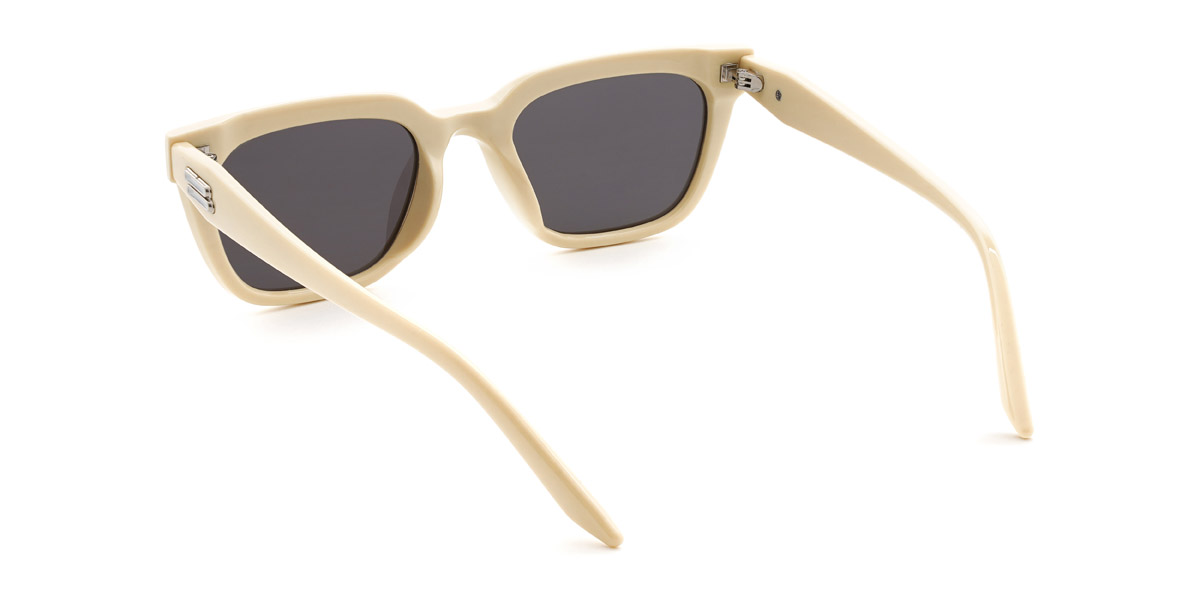 Beige Grey Talon - Rectangle Sunglasses