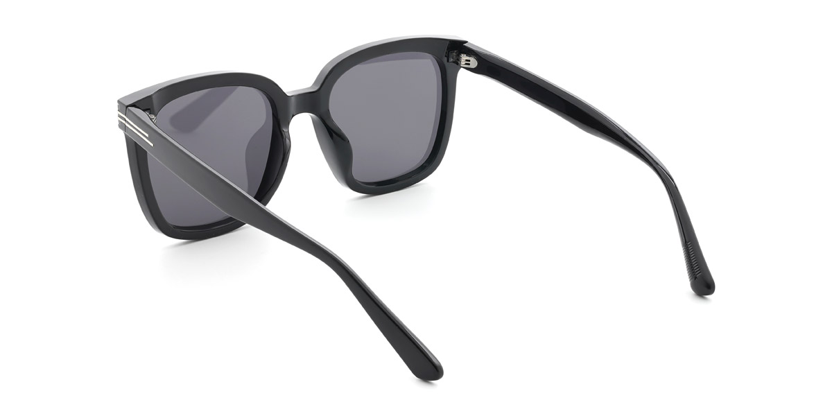 Schwarz Grau Jolene - Square Sunglasses