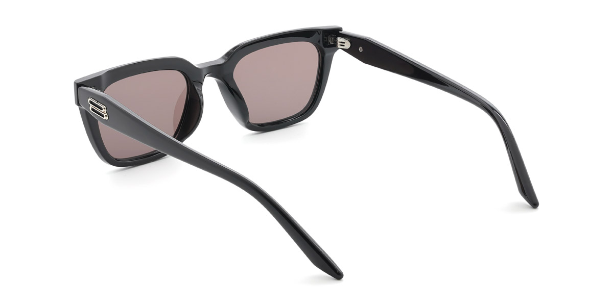 Negro Marrón Talon Gafas - Rectangle Sunglasses