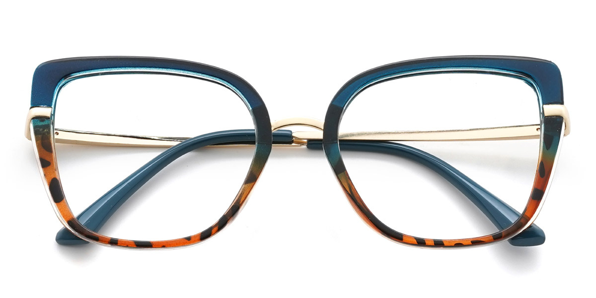 Navy Blue Tortoiseshell Leire - Cat Eye Glasses