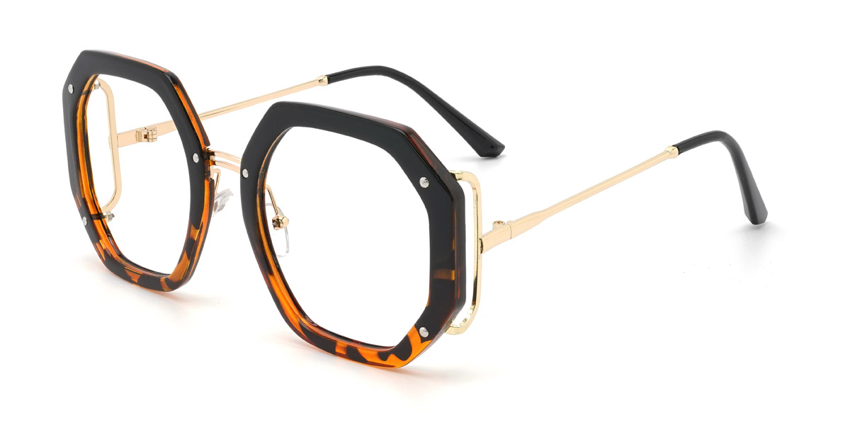 Black Tortoiseshell Mikaela - Oval Glasses